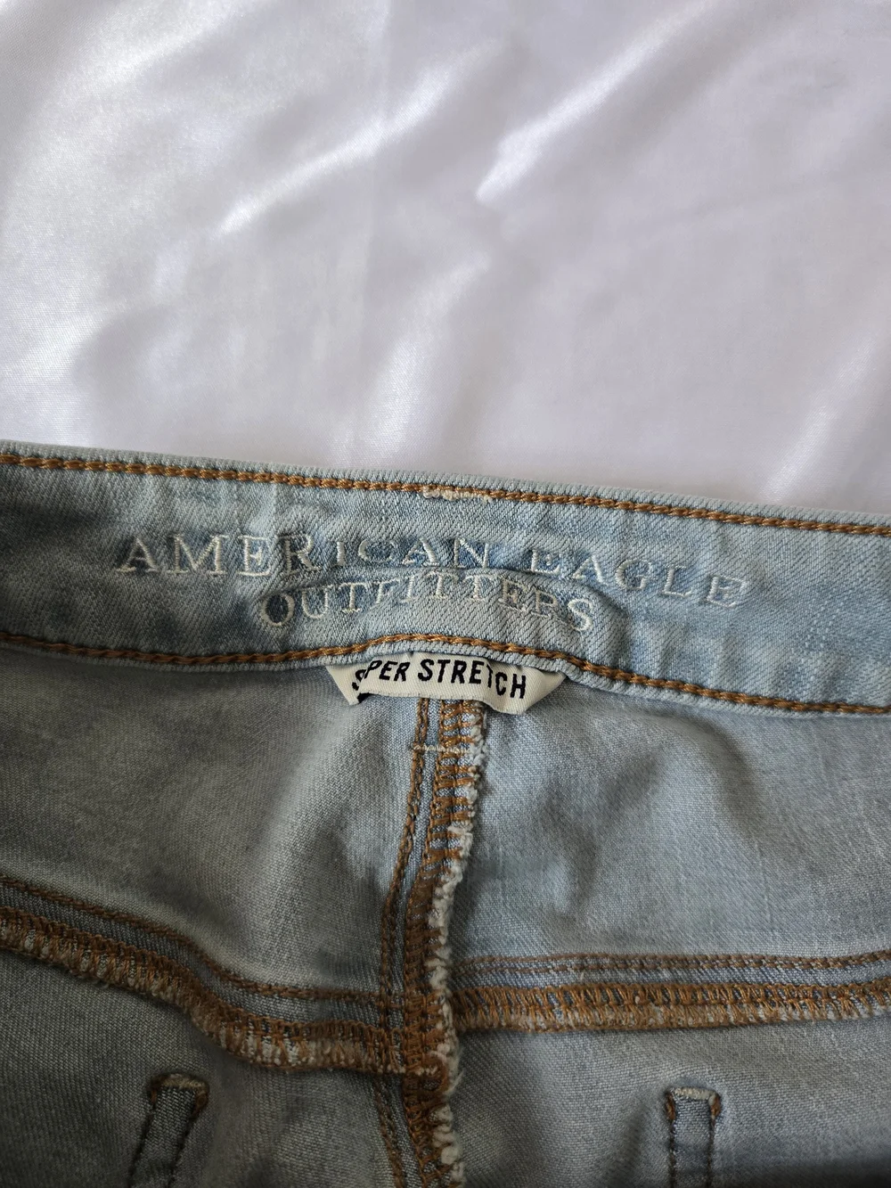 American Eagle Outfitters Light Mint Skinny Jeans